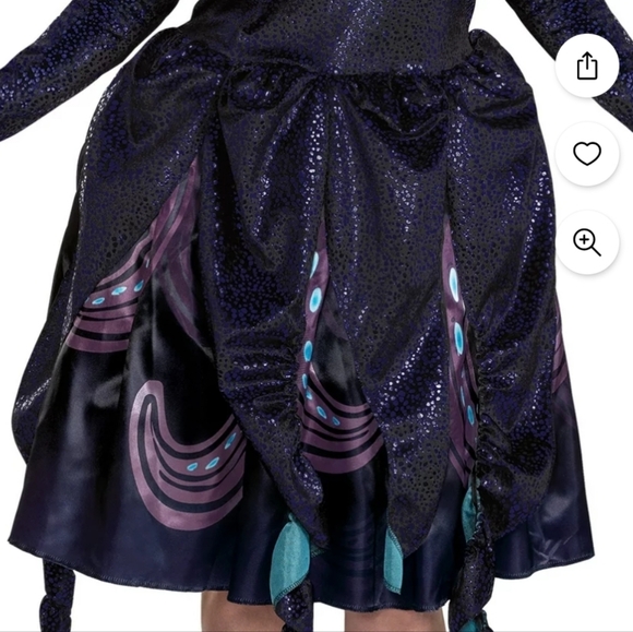 NWT Disguise Disney Ursula Women's Costume Halloween /Dress Up Size M (8/10) - Picture 16 of 16
